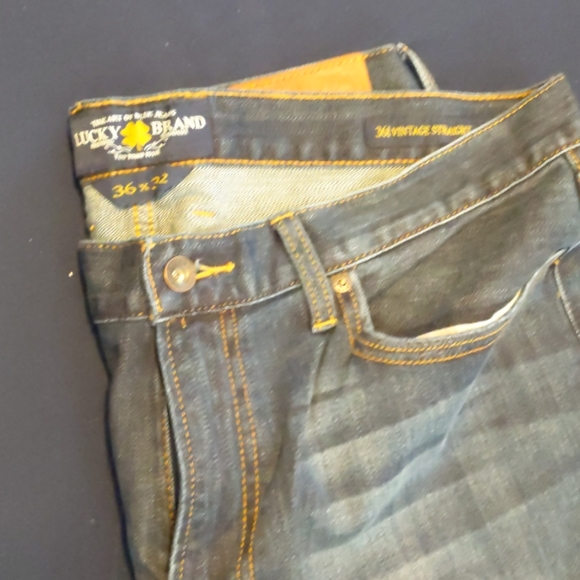 Mens Lucky Jeans 36x32 361 Vintage Straight - Picture 2 of 3